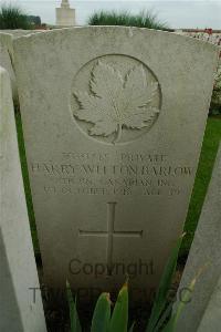 Canada Cemetery Tilloy Les Cambrai - Barlow, Harry Witton